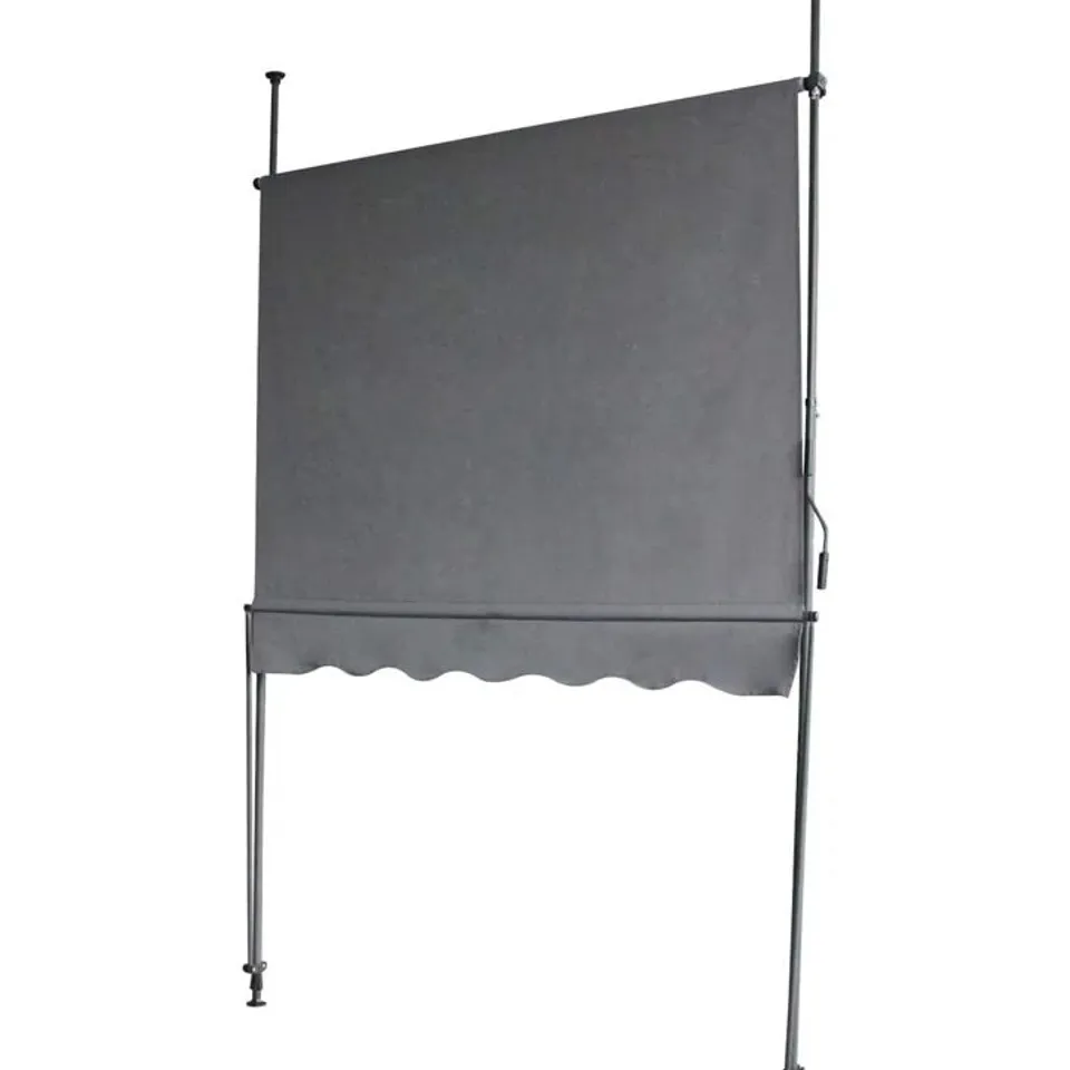 BOXED DAKOTA FIELDS 300CM W X 120CM D POLYESTER COVER RETRACTABLE PATIO AWNING