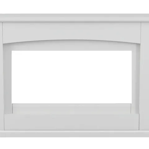 BOXED ELECTRIC FIREPLACE SUITE - OFF WHITE (1 BOX) 