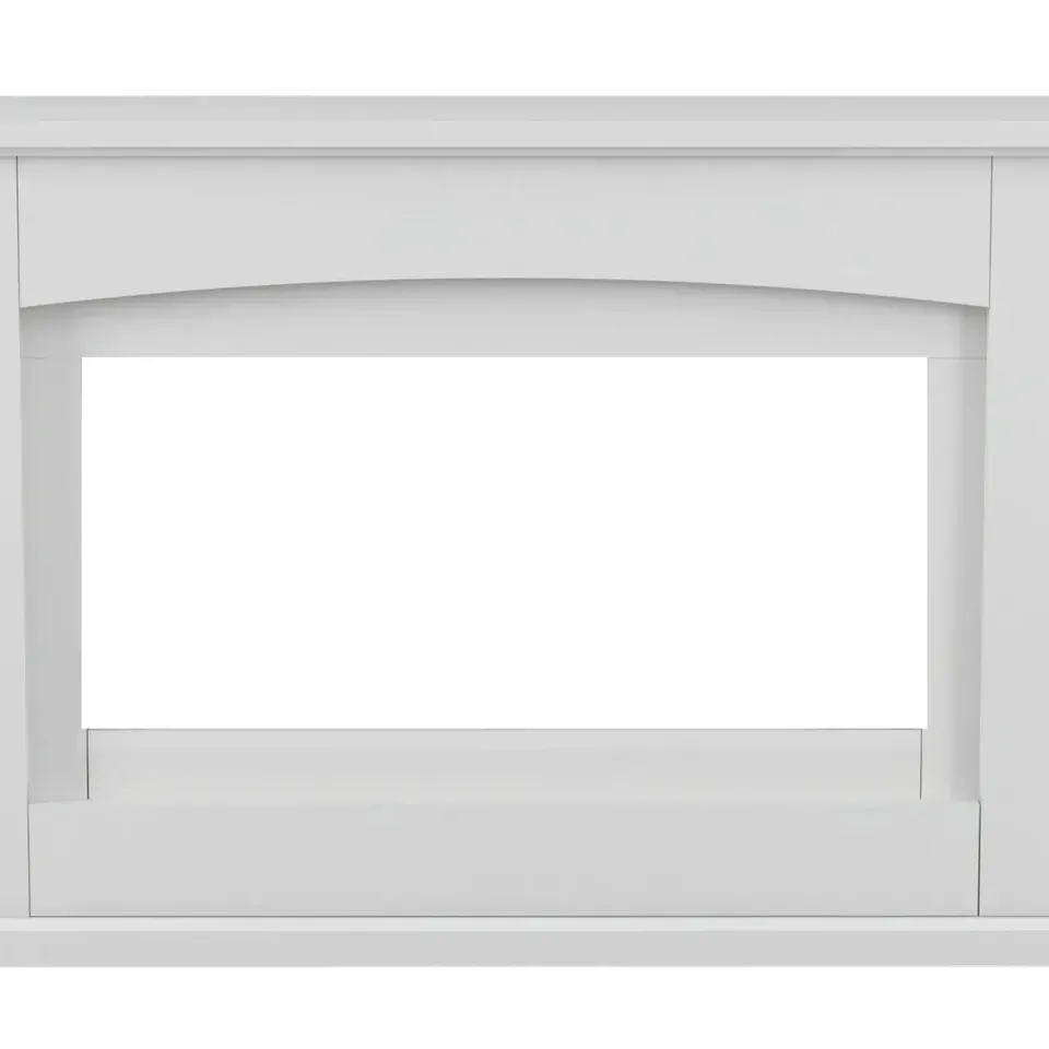 BOXED ELECTRIC FIREPLACE SUITE - OFF WHITE (1 BOX) 