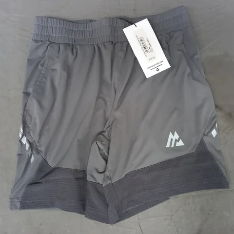 MONTIREX TRAIL 2.0 SHORTS IN CEMENT GREY/JET GREY SIZE XS