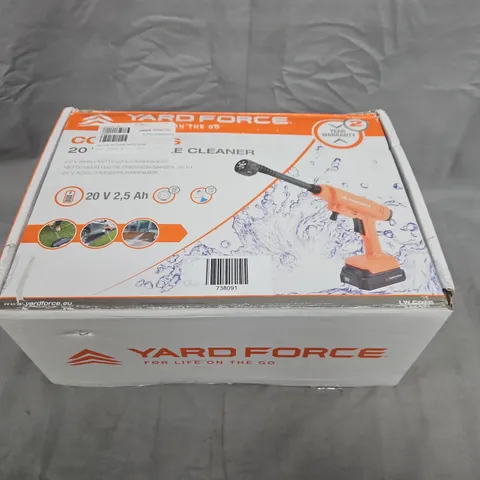 YARD FORCE 20V CORDLESS PRESSURE WASHER