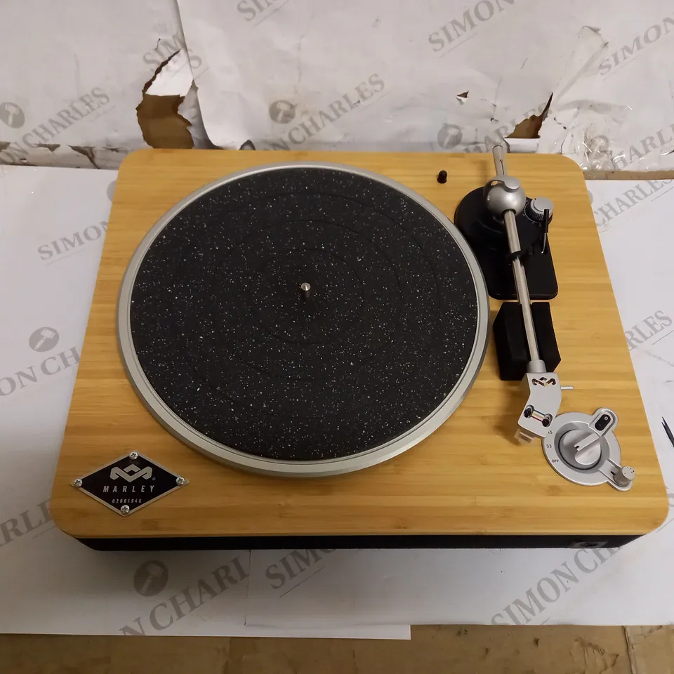 BOXED HOUSE OF MARLEY STIR IT UP WIRELESS TURNTABLE EM-JT002-SB