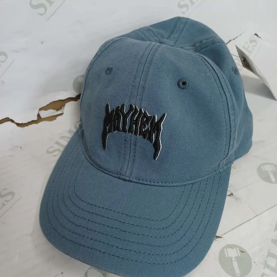...LOST MAYHEM LIGHT BLUE HAT 