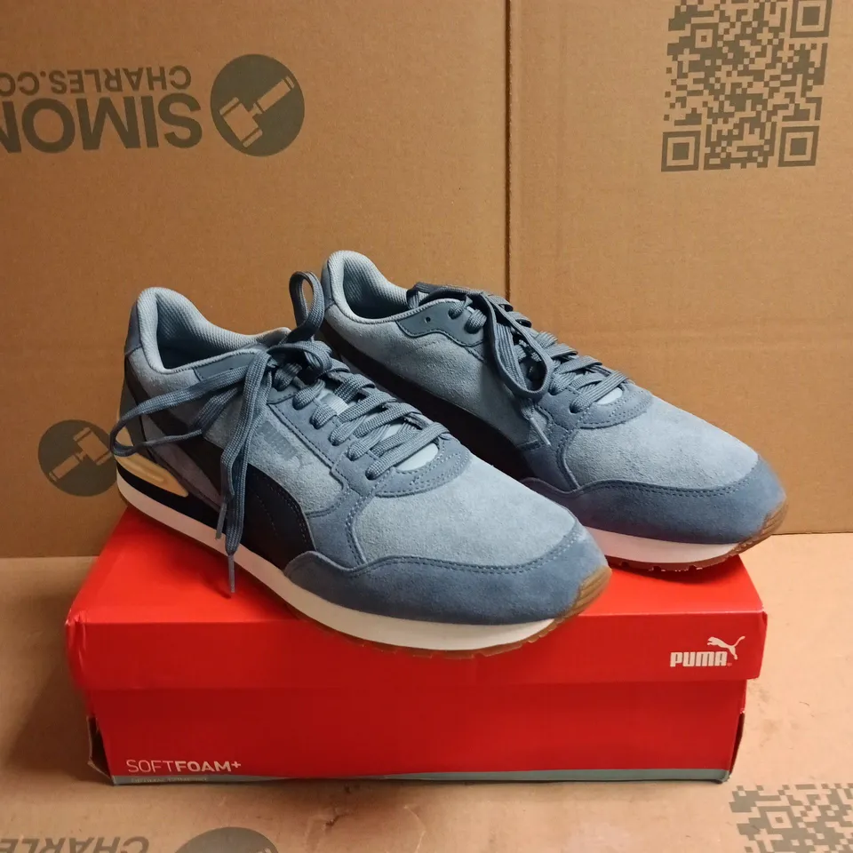 PUMA ST RUNNER V4 SD SNEAKERS – BLUE/INDIGO – MEN'S UK 11 (EU 46) – BOXED