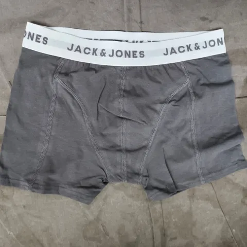 JACK & JONES SOLID TRUNKS IN GREY SIZE SMALL