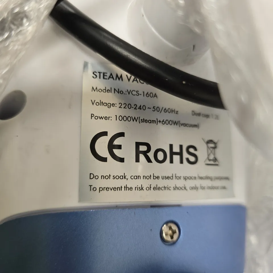 STEAM VACUUM CLEANER – MODEL VCS-160A