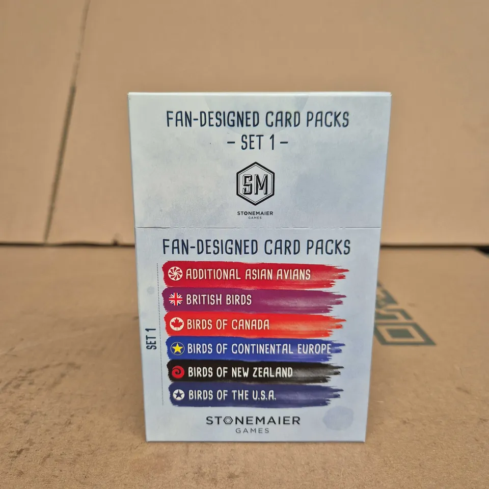 STONEMAIER GAMES FAN-DESIGNED BIRDS CARD PACKS SET 1