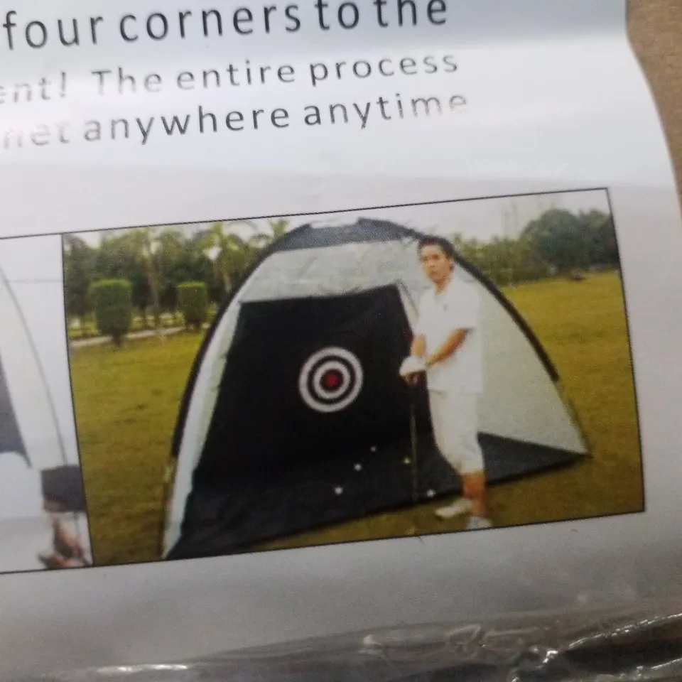 BOXED GOLF PRACTICE NET