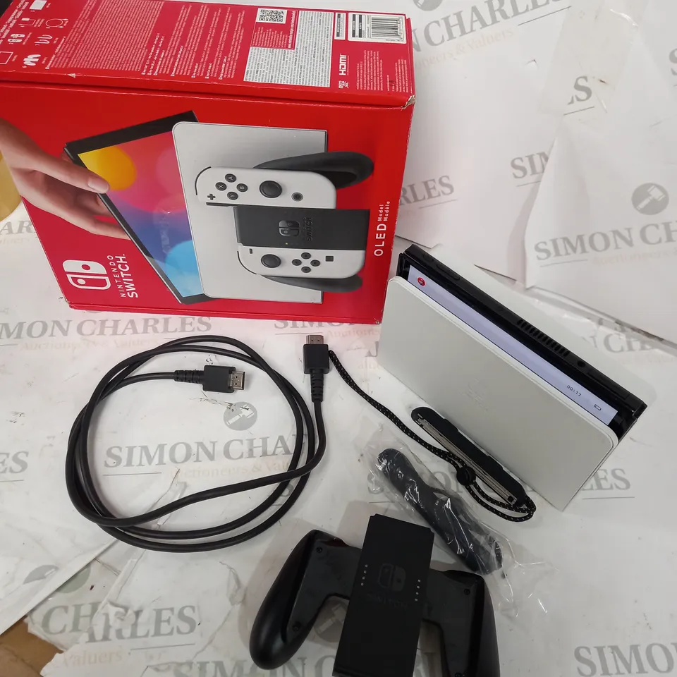 BOXED NINTENDO SWITCH OLED GAMES CONSOLE 