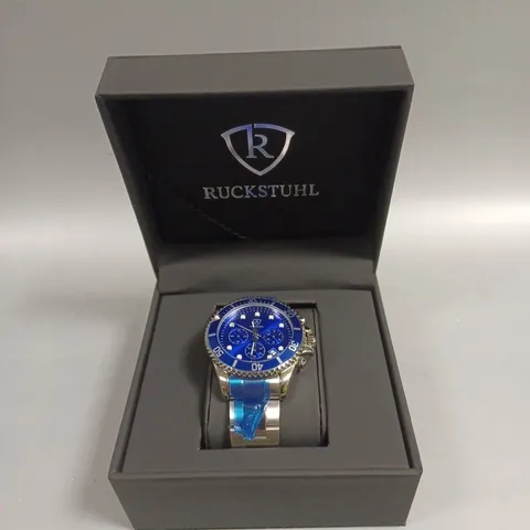 MENβS RUCKSTUHL CHRONOGRAPH WATCH β MULTI FUNCTION DIAL