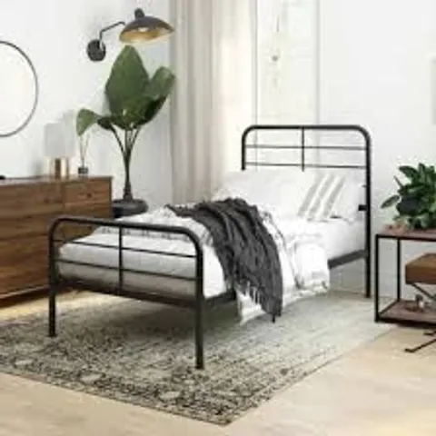 BOXED MILLIE METAL BED BLACK SINGLE