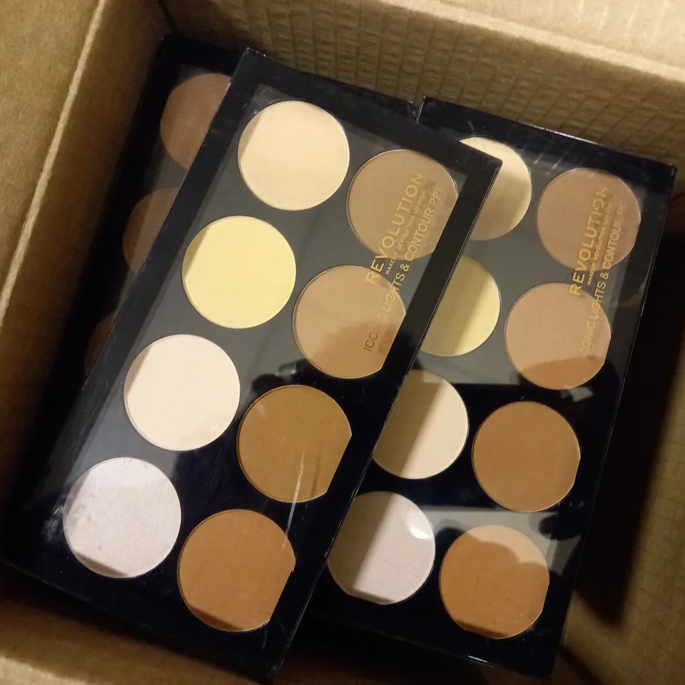 APPROXIMATELY 17 X REVOLUTION IONIC LIGHTS & CONTOUR PRO 8 BLUSH PALETTE 