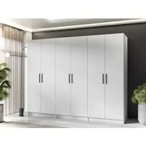 BOXED NISEAN 6 DOOR WARDROBE (5 BOXES)