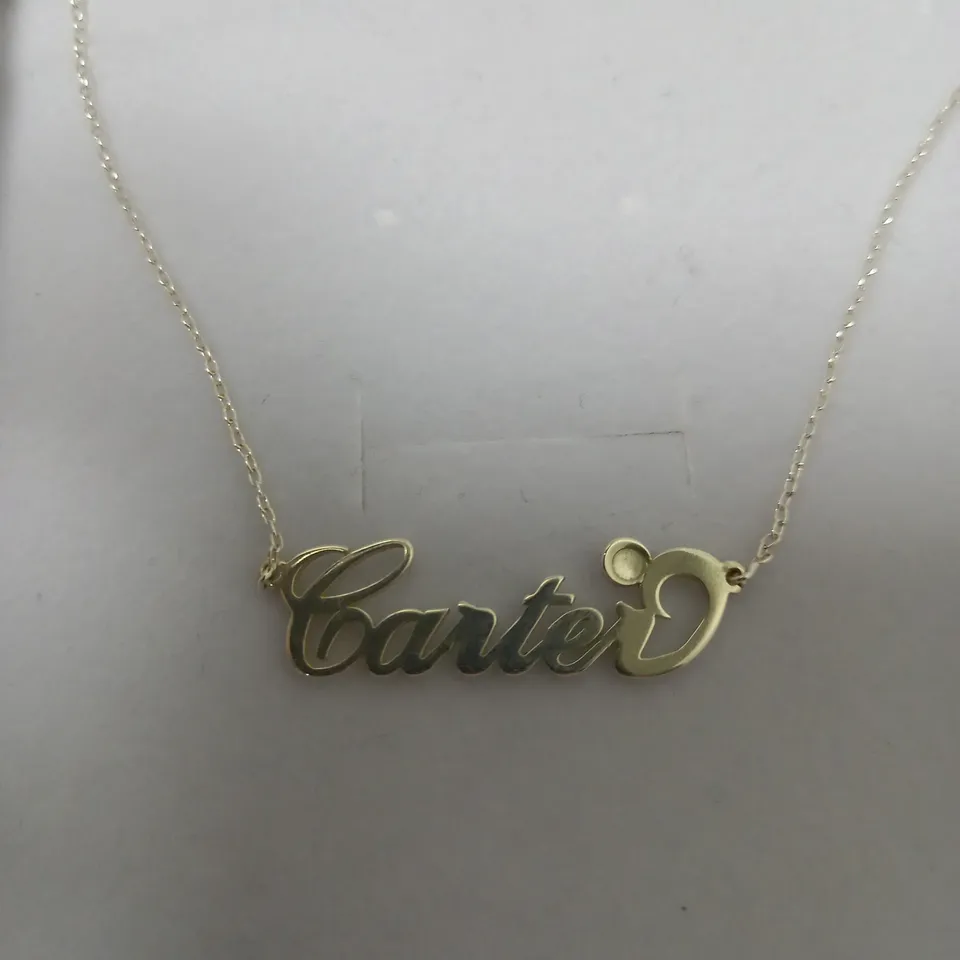 STERLING SILVER ITALIC PERSONALISED NECKLACE RRP £26