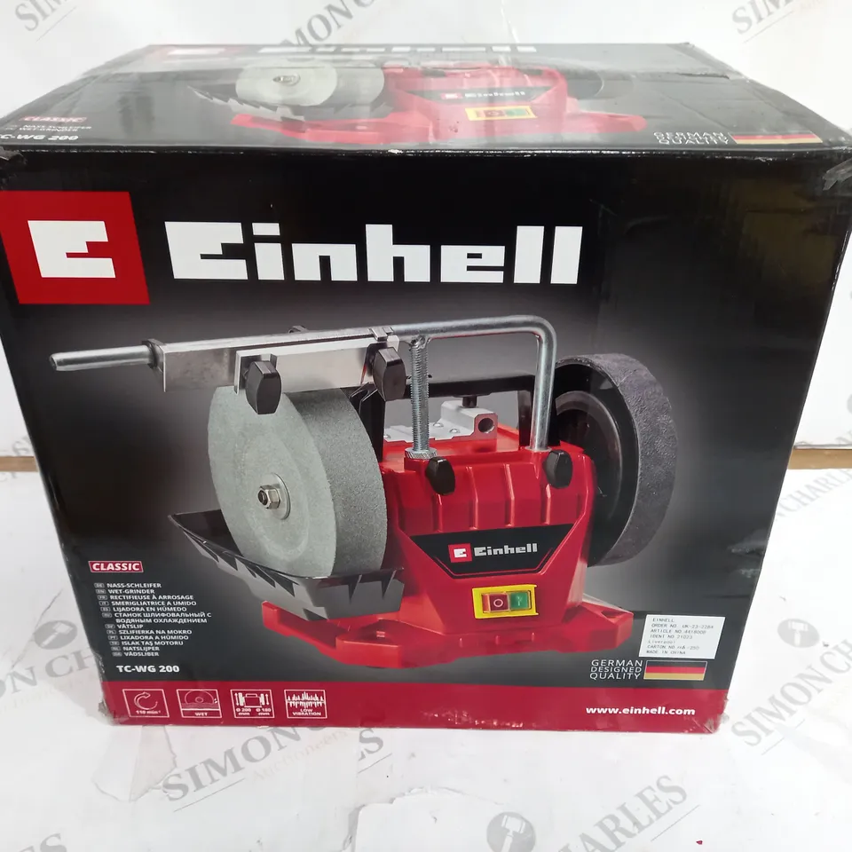 BOXED EINHELL WET GRINDER TC-WG 200