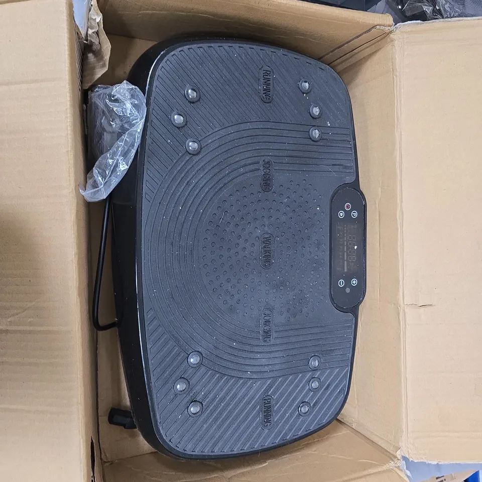 VIBRATION PLATE EXERCISE PLATFORM, BLACK – IN BOX