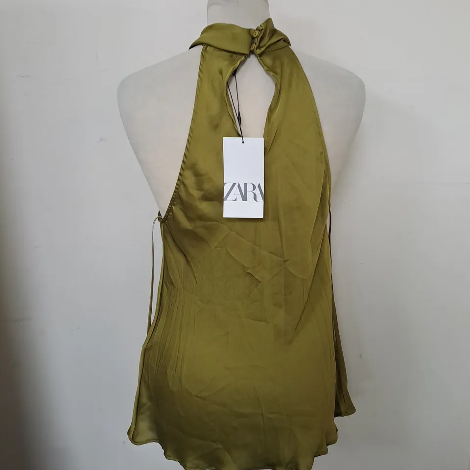 ZRA XS OLIVE OUTTING TOP 