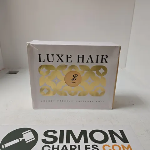 BOOTS LUXE HAIR GIFT BOX TO INCLUDE AVEDA, WELLA, REHAB ETC