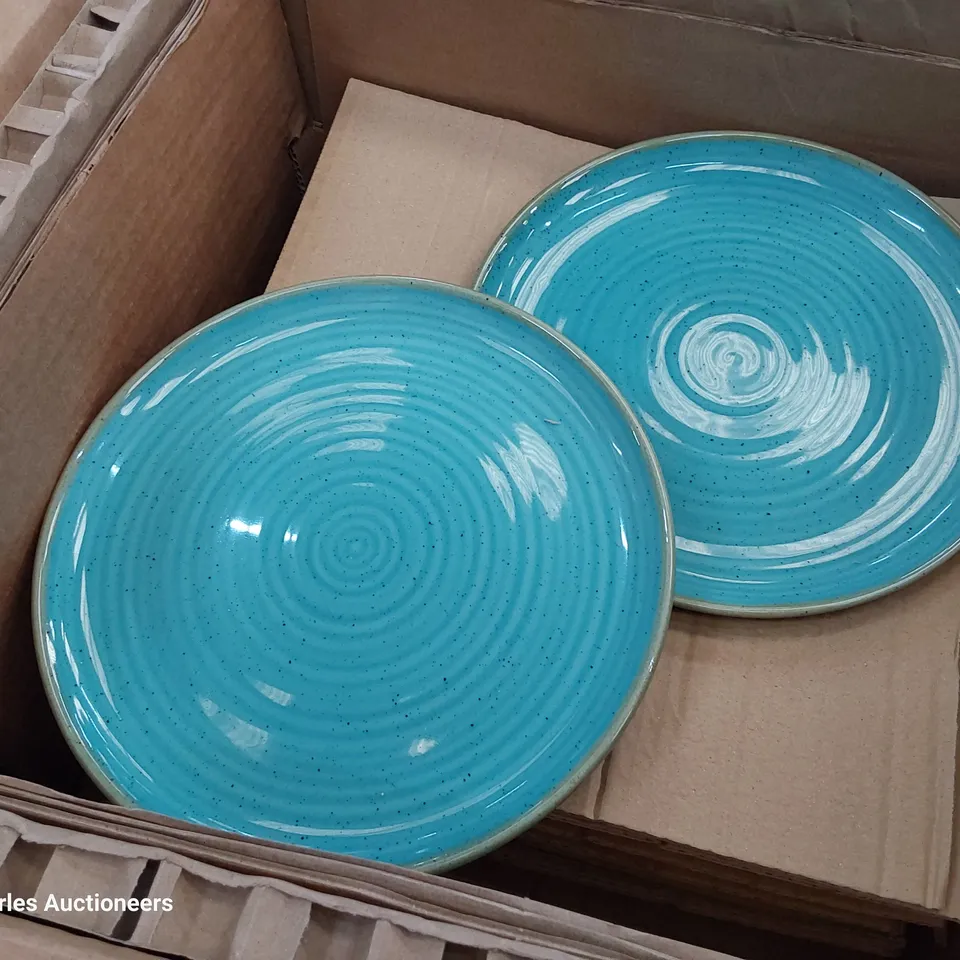 LUNA EMBOSSED 12 PIECE DINNER SET