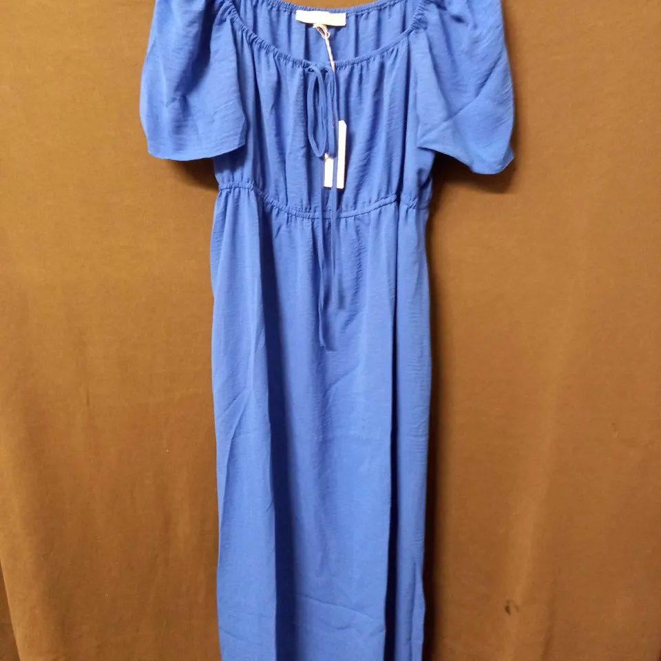 MAISON DE NIMES GYPSY DRESS IN COBALT BLUE - LARGE