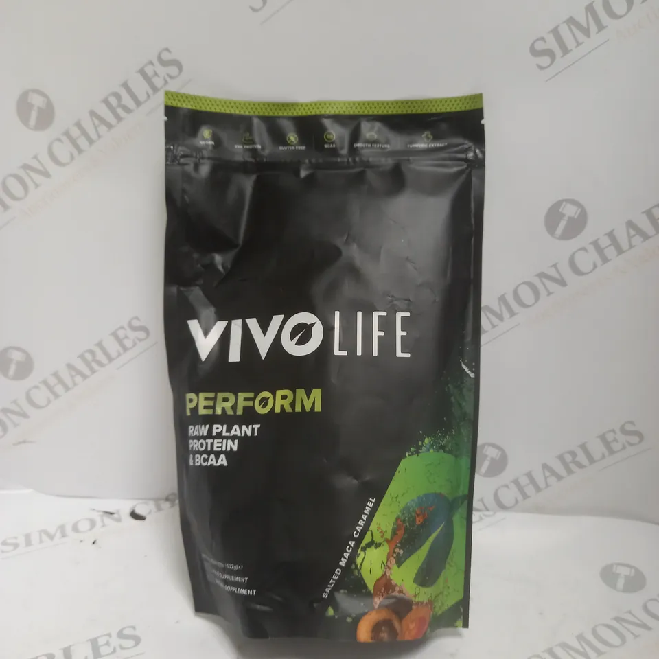VIVO RAW PLANT PROTEIN SALTED MACA CARAMEL - 532G