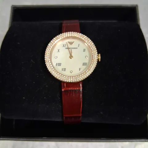 BOXED EMPORIO ARMANI WRIST WATCH