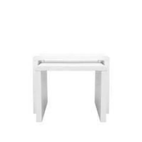 BOXED ATLANTIC NEST OF 2 TABLES - WHITE 