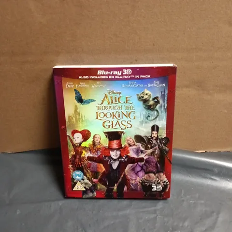 DISNEY ALICE THROUGH THE LOOKING GLASS BLU-RAY 3D (INCLUDES 2D BLU RAY IN PACK)