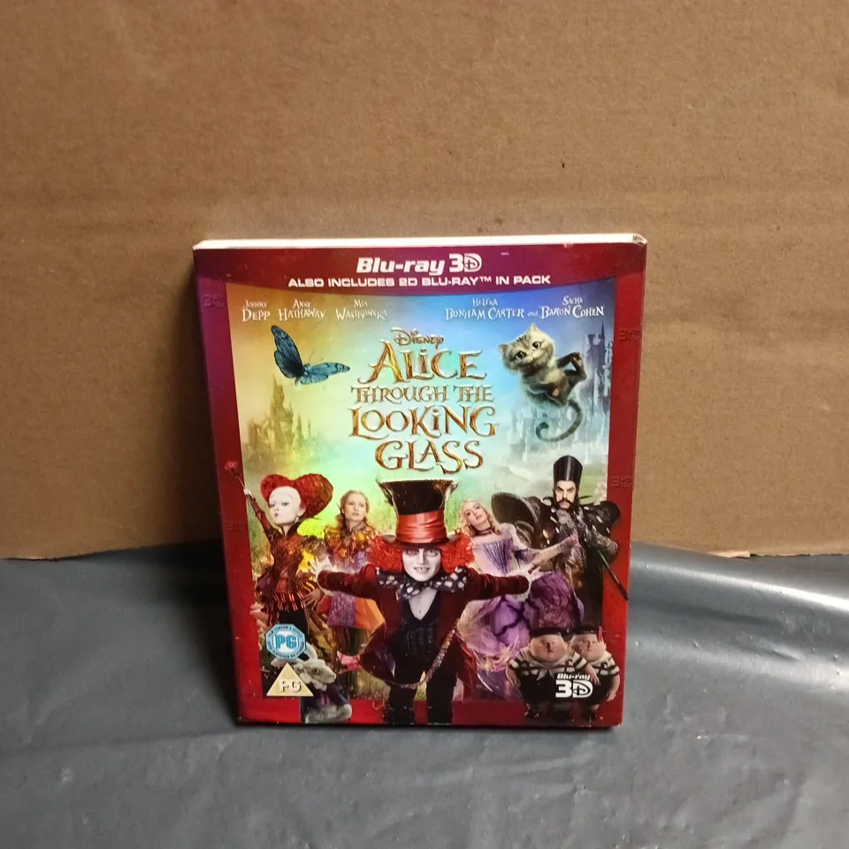 DISNEY ALICE THROUGH THE LOOKING GLASS BLU-RAY 3D (INCLUDES 2D BLU RAY IN PACK)