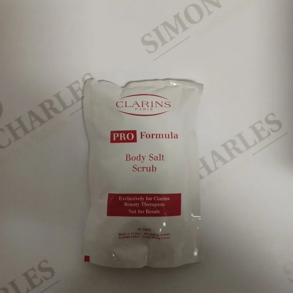 LOT OF 10 X 220G CLARINS PARIS BODY SALT SCRUB