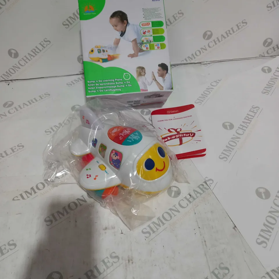 BOXED EASTSUN TOYS BUMP 'N GO LEARNING PLANE