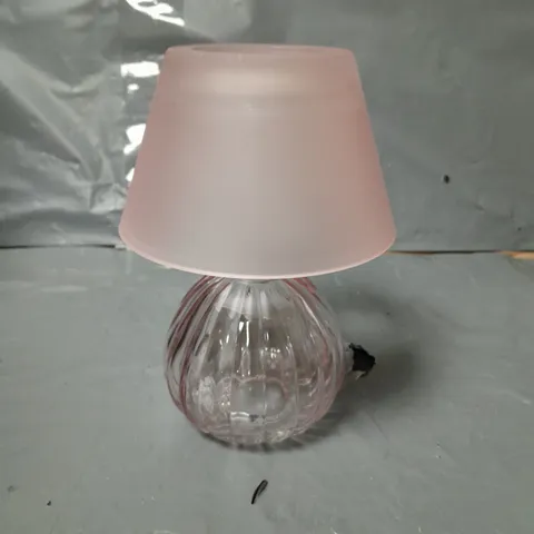 GEORGE HOME GLASS TEALIGHT HOLDER - PINK