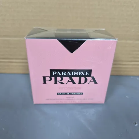 BOXED AND SEALED PARADOXE PRADA RADICAL ESSENCE PARFUM 50ML