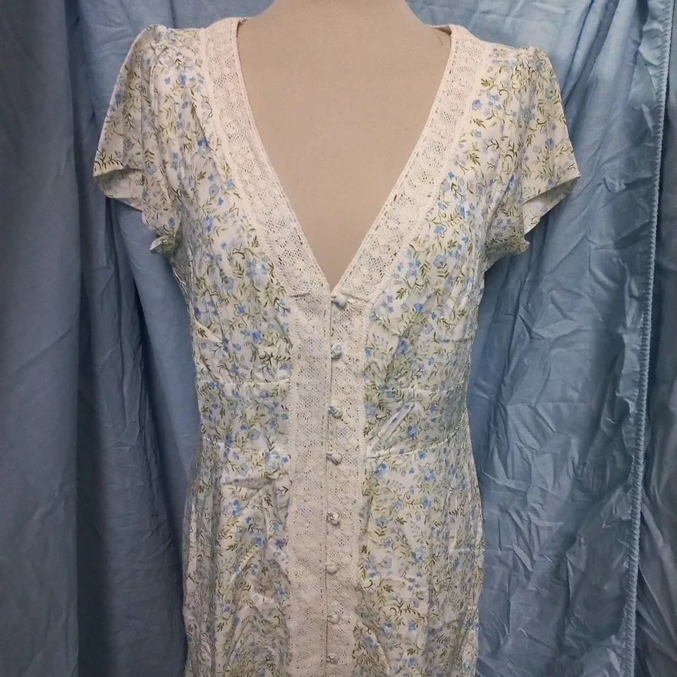 NOBODYS CHILD EMMA MIDI DRESS - SIZE 14
