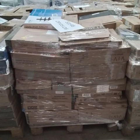 PALLET CONTAINING A LARGE QUANTITY OF WALL MOUNTED BRACKETS
