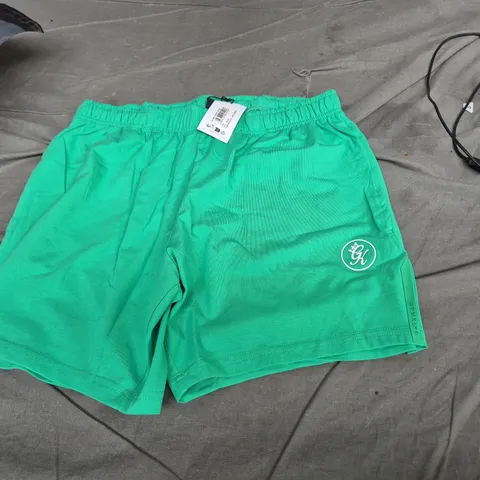 GREEN SHORTS – APPLE GREEN, UK L (US L) – MEN’S CLOTHING