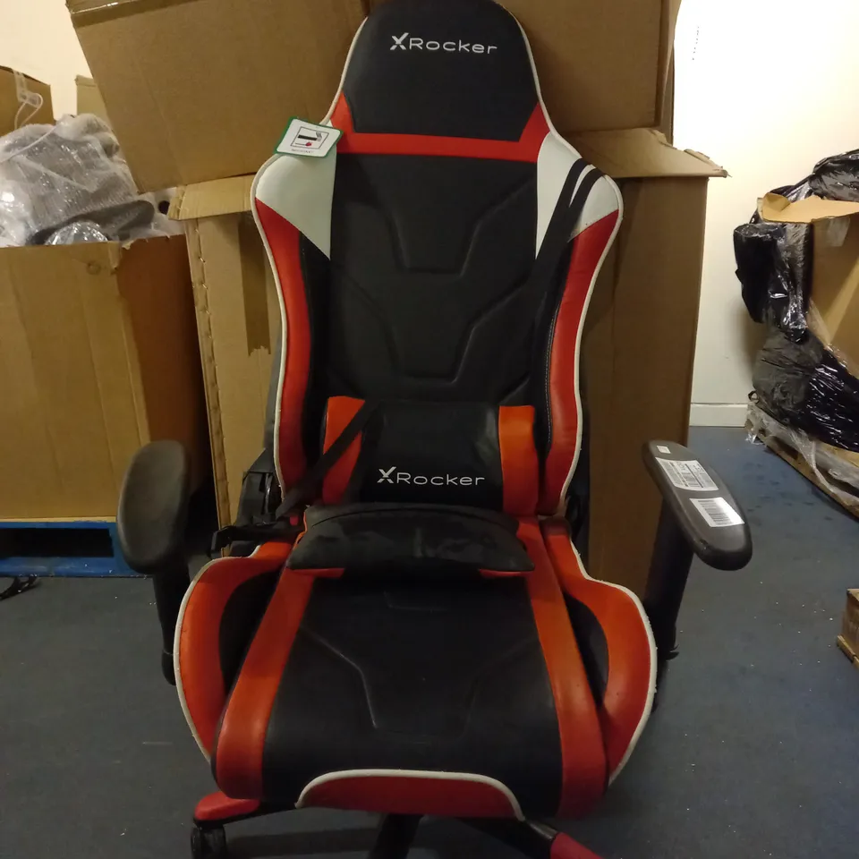 XROCKER GAMING CHAIR IN RED - COLLECTION ONLY