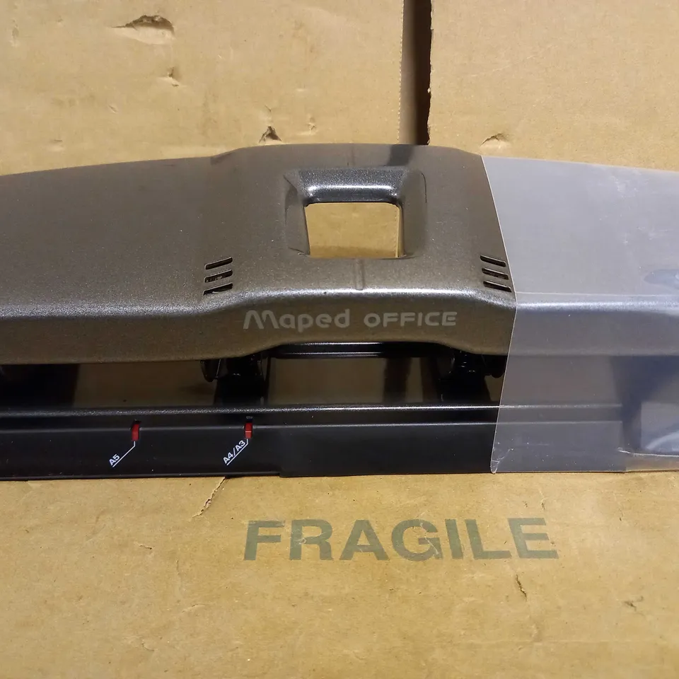 MAPED OFFICE ADVANCED GREY FOUR HOLE METAL PUNCH