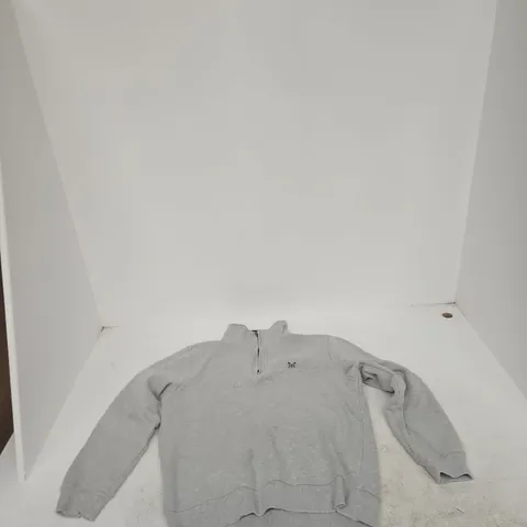 CREW CLOTHING COMPANY GREY ZIP HOODIE β UK M