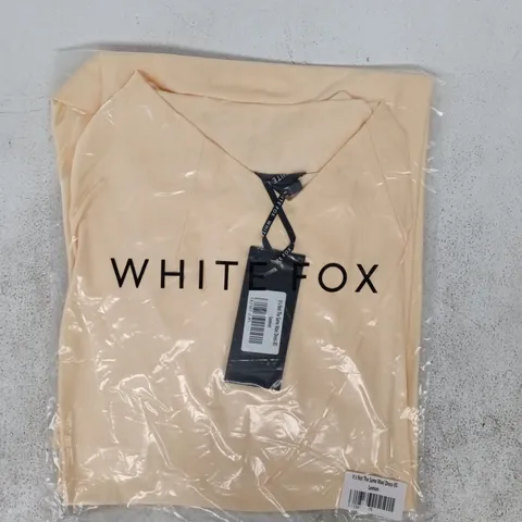 BAGGED WHITE FOX IT'S NOT THE SAME MAXI DRESS IN LEMON SIZE XS