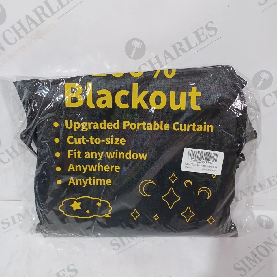 LUCMO 100% BLACKOUT PORTABLE CURTAIN 