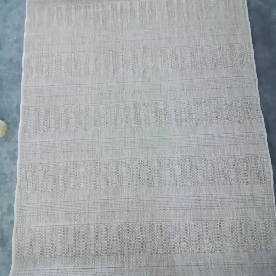 QUALITY DESIGNER 120X170 GROVE DESIGN AREA RUG IN NATURAL COLOUR 