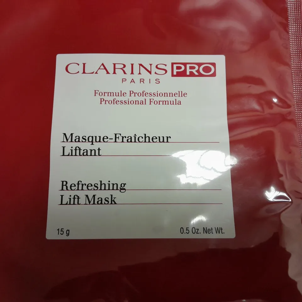 LOT OF 14 CLARINS PRO 15G REFRESHING LIFT MASKS