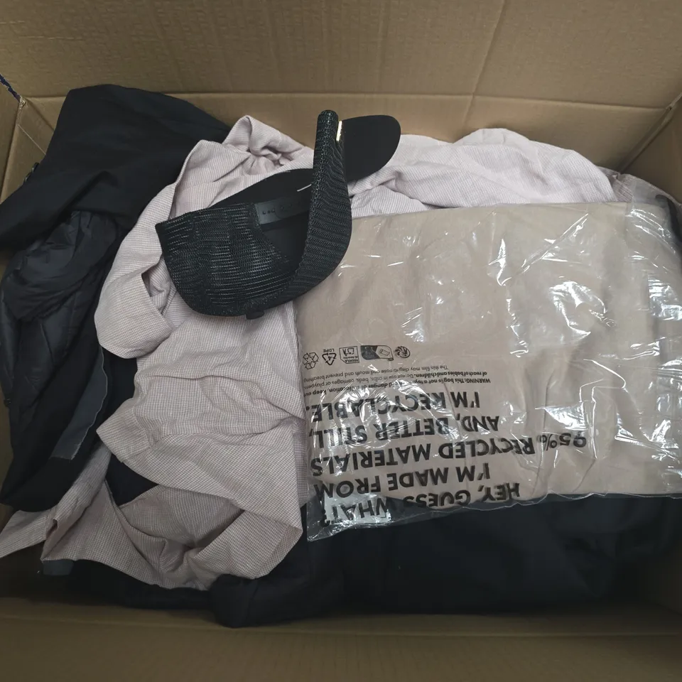 APPROXIMATELY 25 ASSORTED CLOTHING AND FASHION PRODUCTS IN VARIOUS STYLES AND SIZES - COLLECTION ONLY