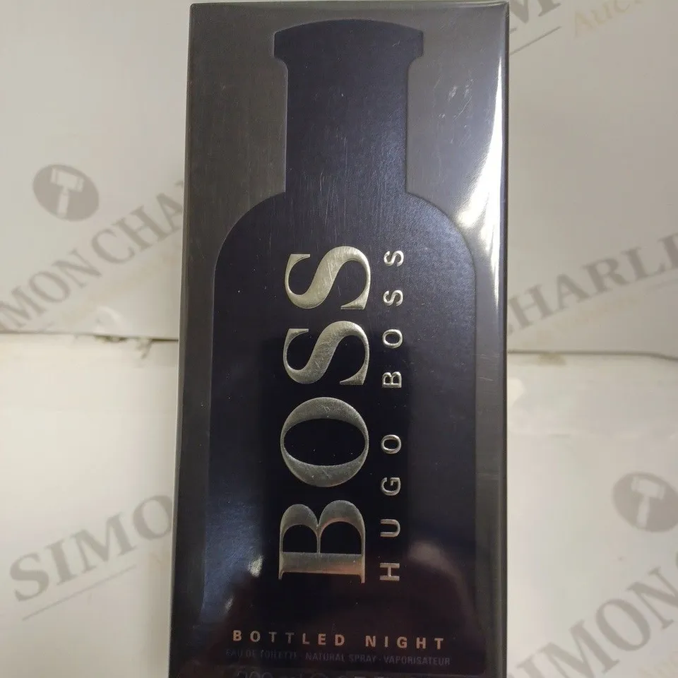 BOXED AND SEALED HUGO BOSS "BOTTLED NIGHT" EAU DE TOILETTE SPRAY 200ML
