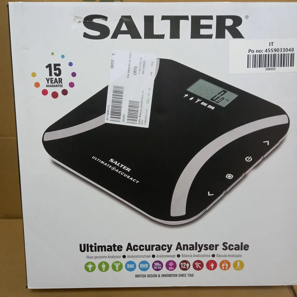 BOXED SALTER ULTIMATE ACCURACY ANALYSER SCALE