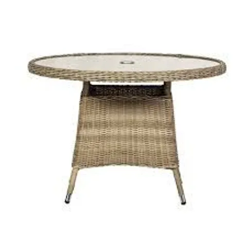 BOXED WENTWORTH 110cm ROUND DINING TABLE (1 BOX)