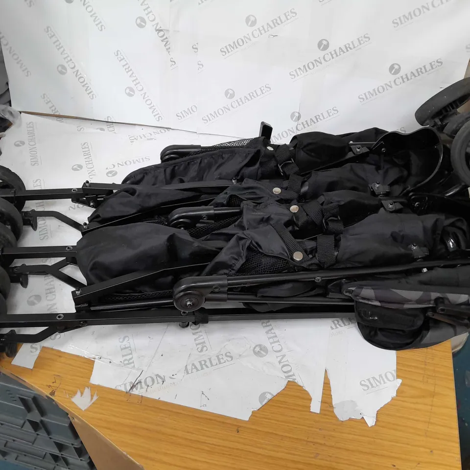 DANI DYER "CHERISH" BLACK GEO TWIN STROLLER - COLLECTION ONLY RRP £139.99