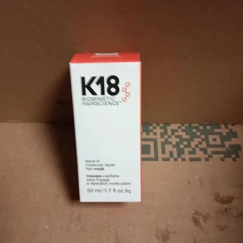 K18 BIOMIMETIC HAIRSCIENCE LEAVE-IN HAIR MASK 50 ML