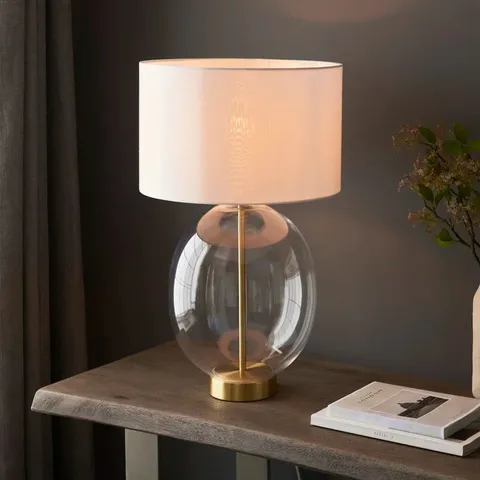 BOXED BRACONDALE 57.8CM SATIN BRASS TABLE